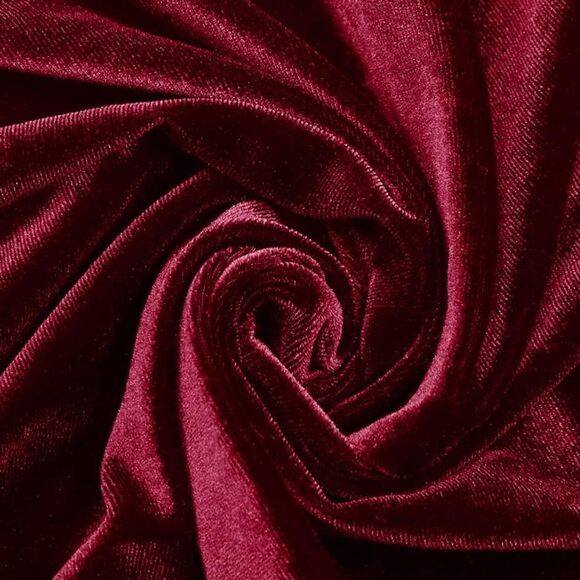 NWT L'VOW STUDIO Elegant Ruched Velvet One Shoulder High Waist Side Slit Bodycon - Picture 3 of 13